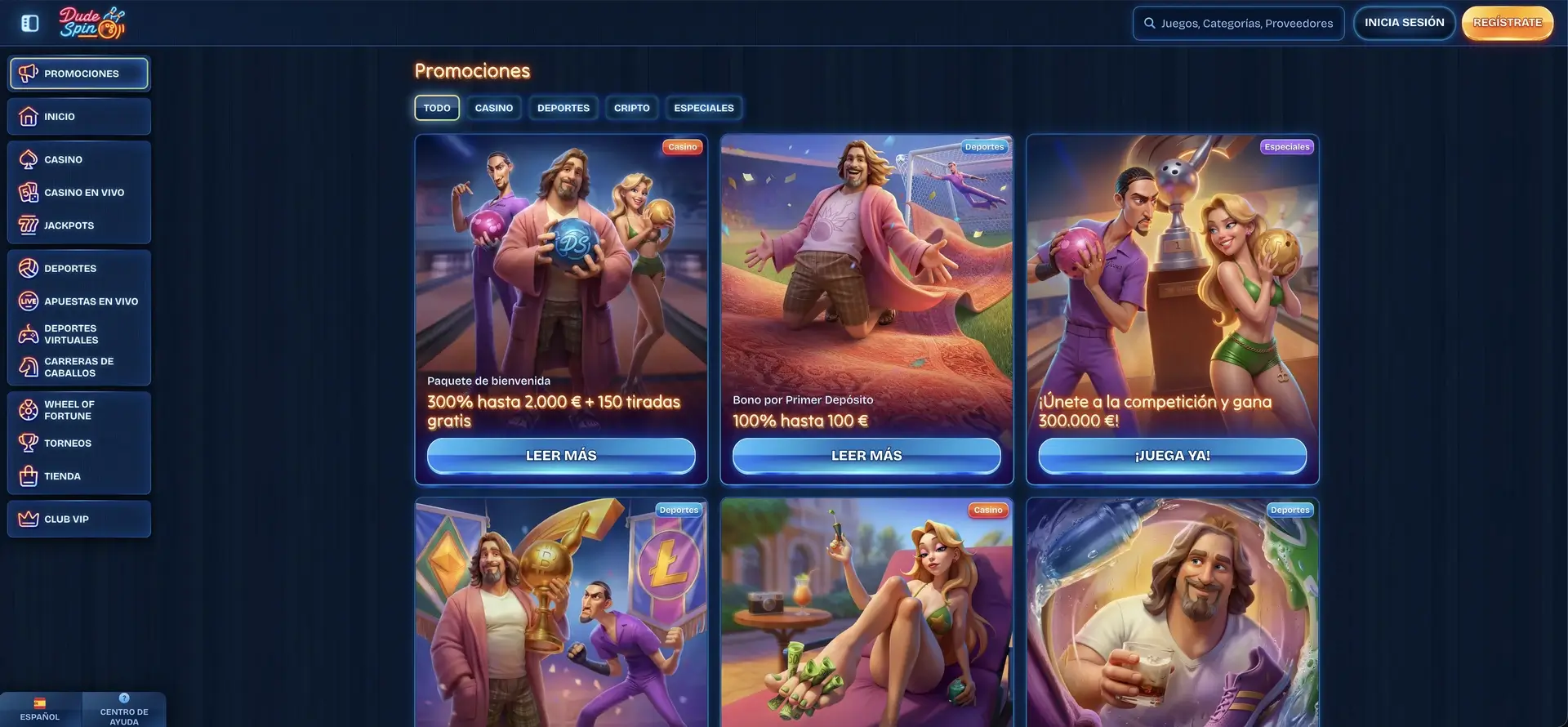 Juegos Y Tragaperras En Dudespin Casino